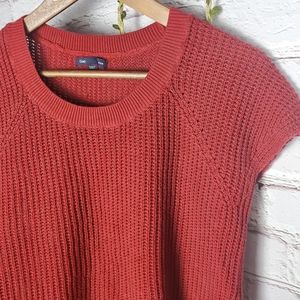 Gap Red Sweater Vest Pullover